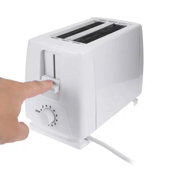 Bread Toaster Stainless Steel Breakfast 2 Slice Bread Toaster Oven Bread Maker - Image 3