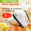7 Speed Mini Electric Hand Mixer Egg Beater Handheld For Baking Cake Cream Whisk Food Dough Tepung Pengadun Mesin