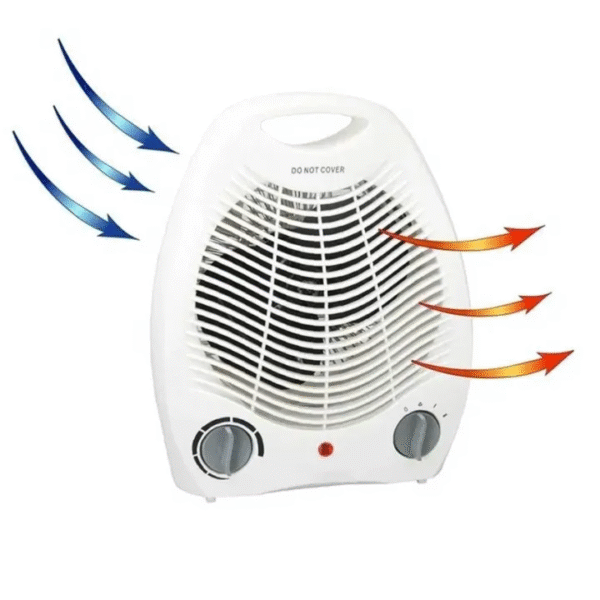 Electric Small Space Heater 2 in 1 Heating Cooling Thermostat Heater Portable Hot and Cold Fan Air Heater - Image 2