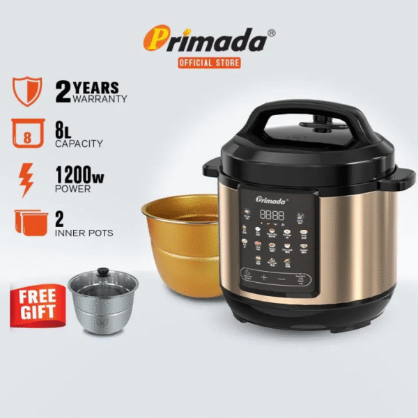 PRIMADA Speedy Intelligent Cooker 8L