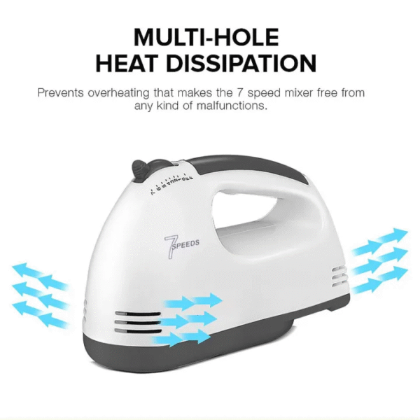 7 Speed Mini Electric Hand Mixer Egg Beater Handheld For Baking Cake Cream Whisk Food Dough Tepung Pengadun Mesin - Image 6