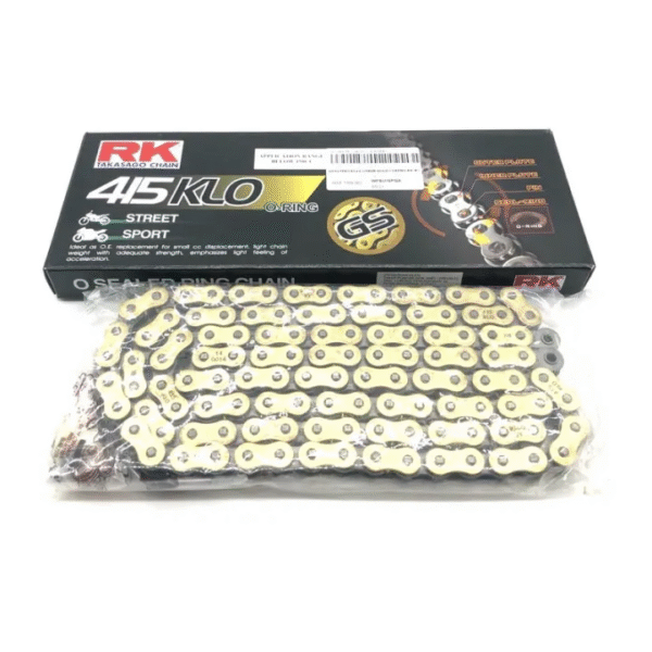 ☝CHAIN 415 428 132L VR46 RK TAKASAGO ORING GOLD O-RING❤