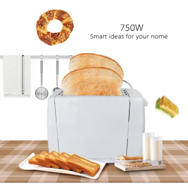Bread Toaster Stainless Steel Breakfast 2 Slice Bread Toaster Oven Bread Maker - Image 5
